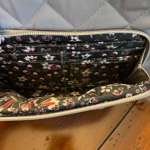 Vera Bradley gray cross-body bag